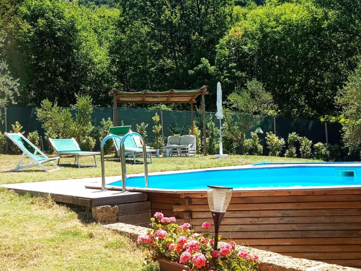 Villa Con Piscina 10 Posti Letto, L'Oliveta Di Rivalto Chianni Exterior foto
